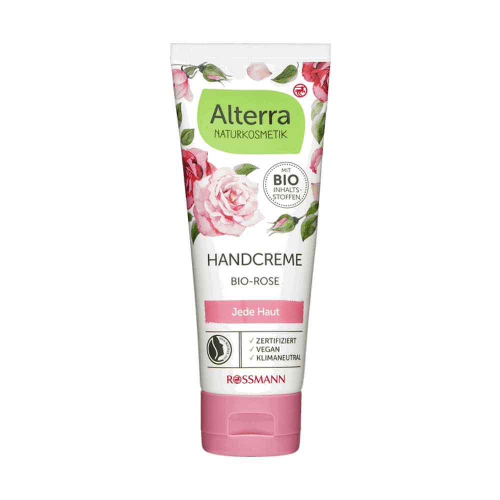 Rossmann Alterra Rose hydratisierende Handcreme 125 ml