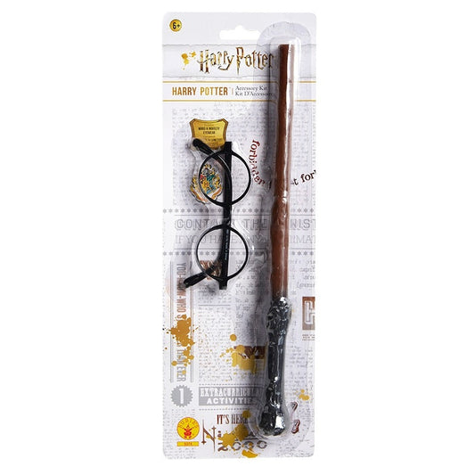 Rubies Harry Potter Zauberstab Und Brille – Offizielles Kostümzubehör - Fasnacht24.ch
