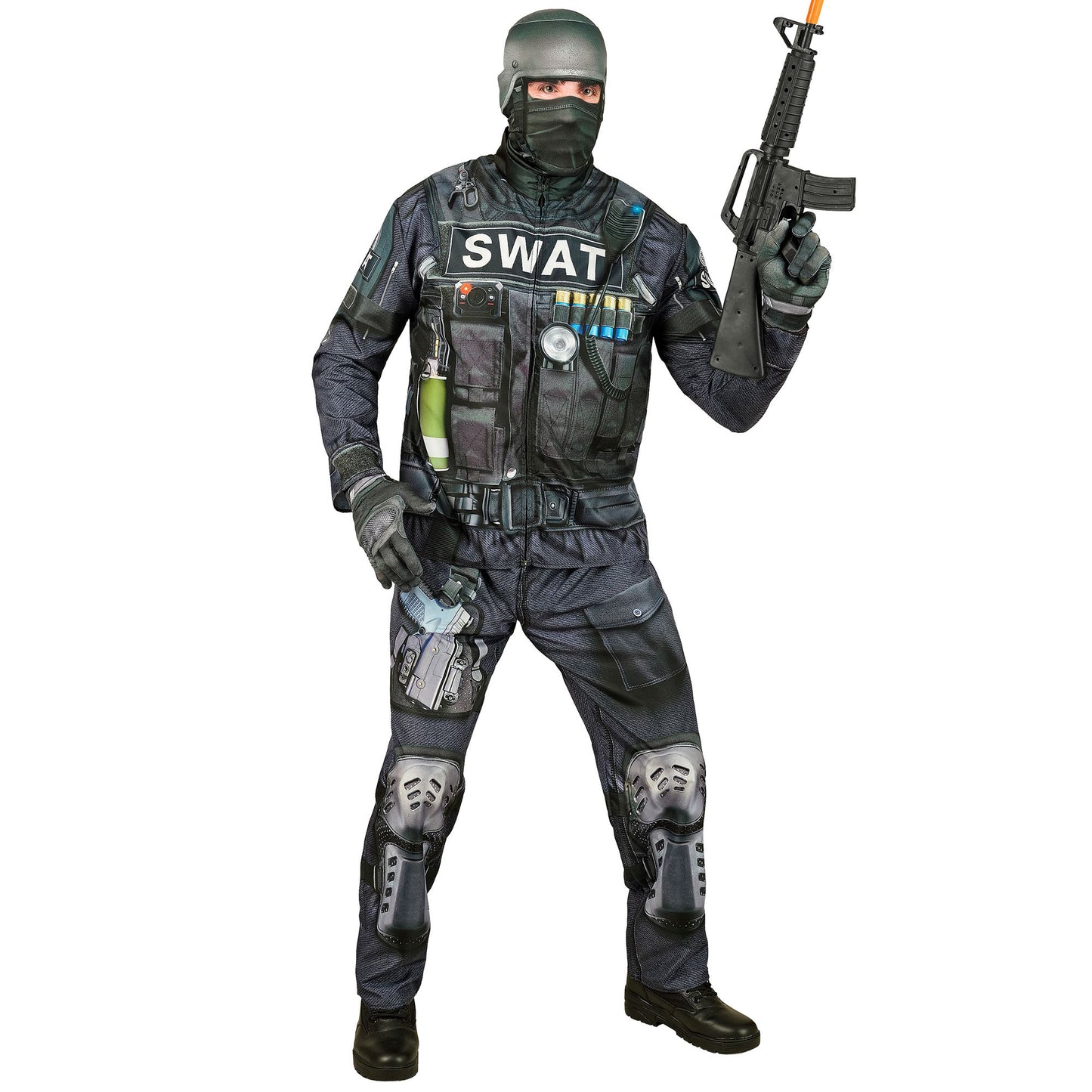 "S.W.A.T. FAST COSTUME" (Oberteil, Hose, Handschuhe, Maske) – Ansicht 6