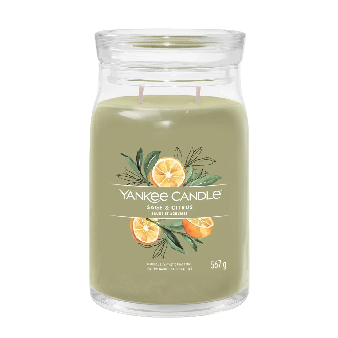 YANKEE CANDLE SAGE & CITRUS 567 GR