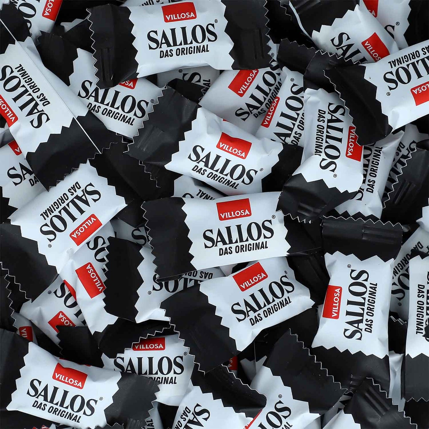 Sallos Das Original extrastarke Hartkaramellen Lakritz 750 g