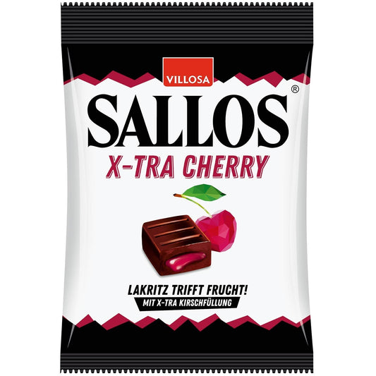 Sallos X-Tra Cherry 150g Lakritz-Bonbons Bild