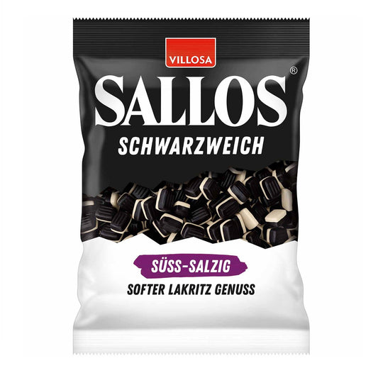 Sallos Schwarzweich Süss-Salzig 200g Weichlakritz