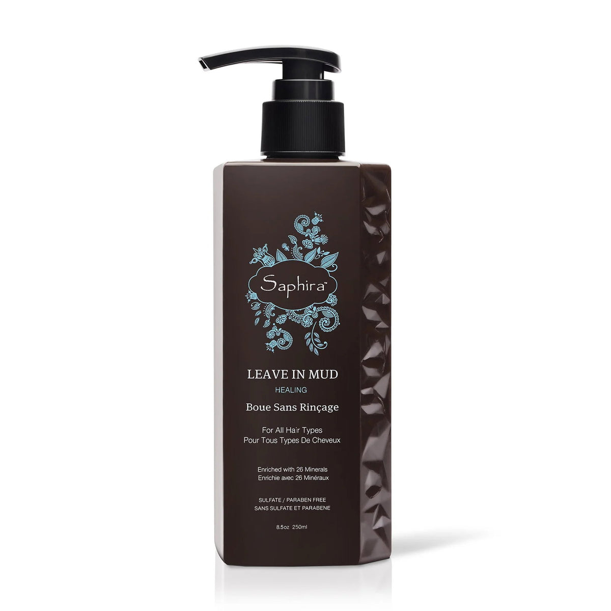 Saphira, Leave In Mud, Parabenfrei, Leave-In Conditioner, Zur Befeuchtung, 250 ml