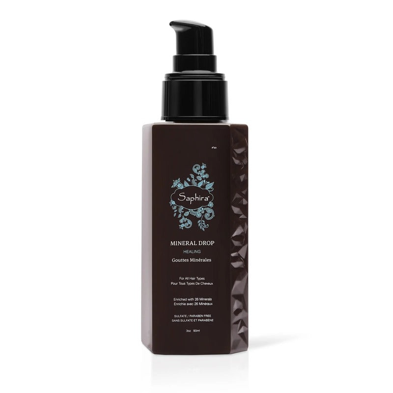 Saphira, Mineral Drop, Parabenfrei, Haarserum, Anti-Frizz, 90 ml