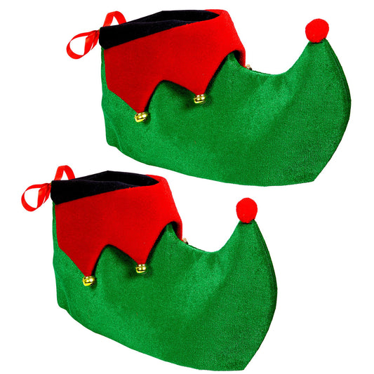 "SCHUHÜBERZIEHER WEIHNACHTSELFEN" – Vorderansicht