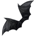 "SCHWARZE FLEDERMAUS / TEUFELS FLÜGEL" Modellierbare 84x36 cm – Vorderansicht