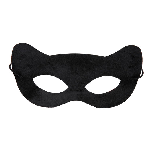 "SCHWARZE KATZENAUGEN MASKE" – Vorderansicht