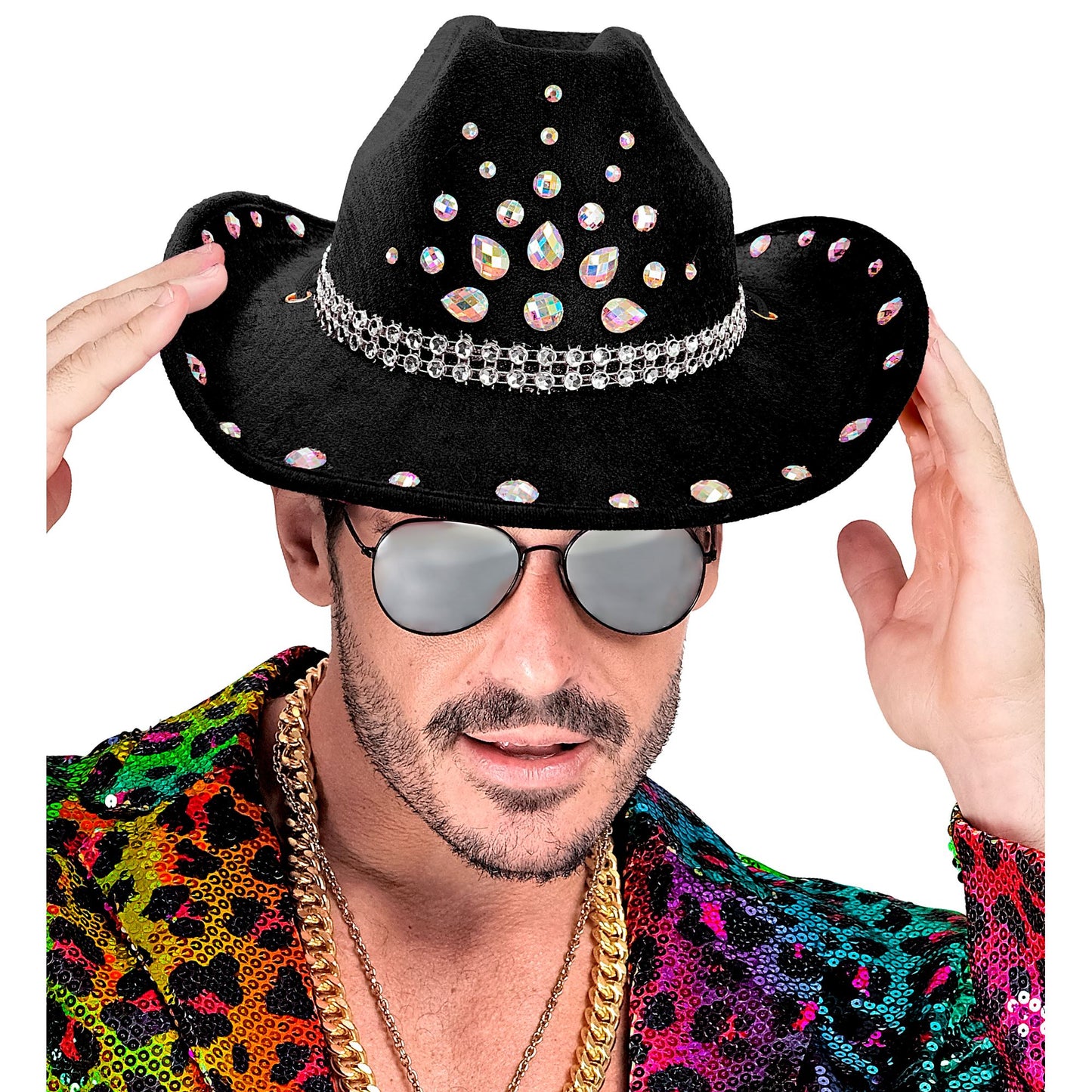 "SCHWARZER DIAMANTEN COWBOY HUT" – Ansicht 5