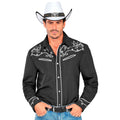 "SCHWARZES COWBOY HEMD" – Vorderansicht