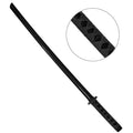 "SCHWARZES NINJA KATANA AUS HOLZ" 100 cm – Vorderansicht