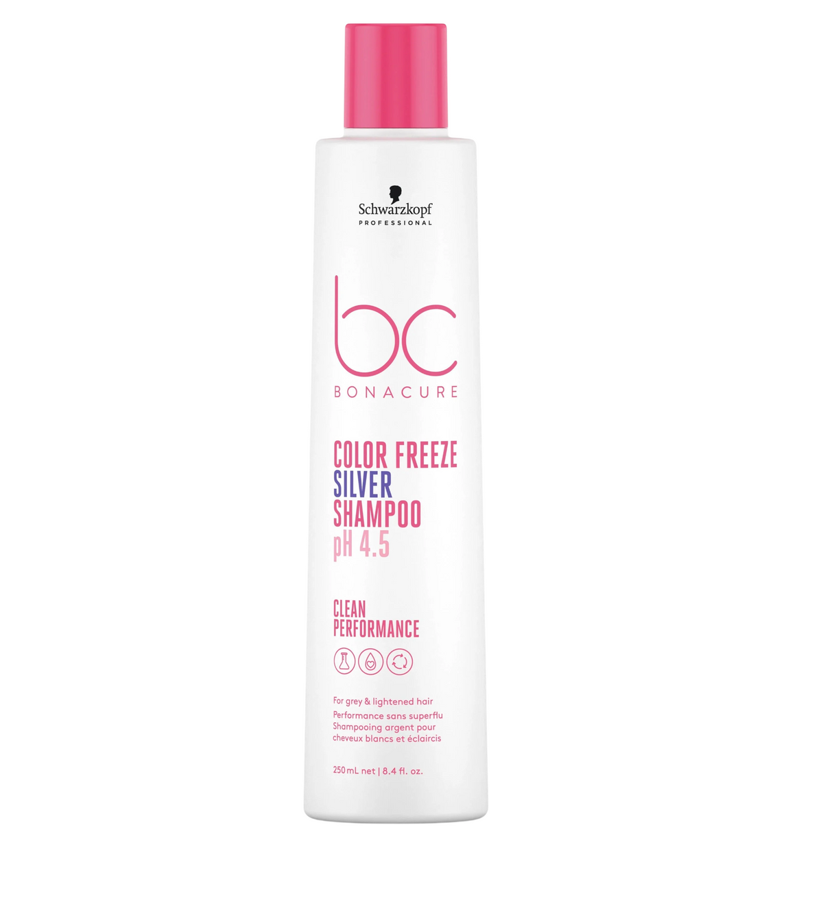Schwarzkopf Professional, Bonacure Color Freeze Silver, Haarshampoo, Neutralisieren warmer Töne, 250 ml