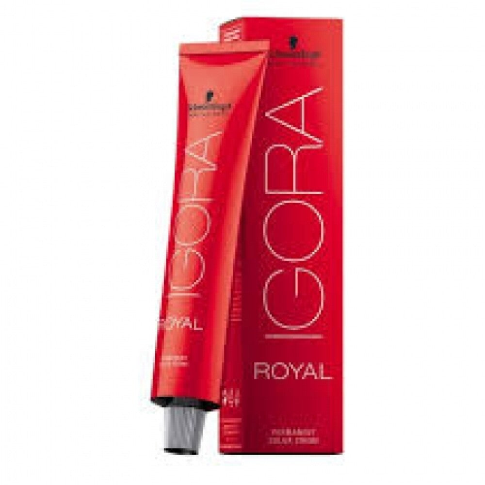Schwarzkopf Professional, Igora Royal, Permanente Haarfarbe, 1-1 Blue Black, 60 ml