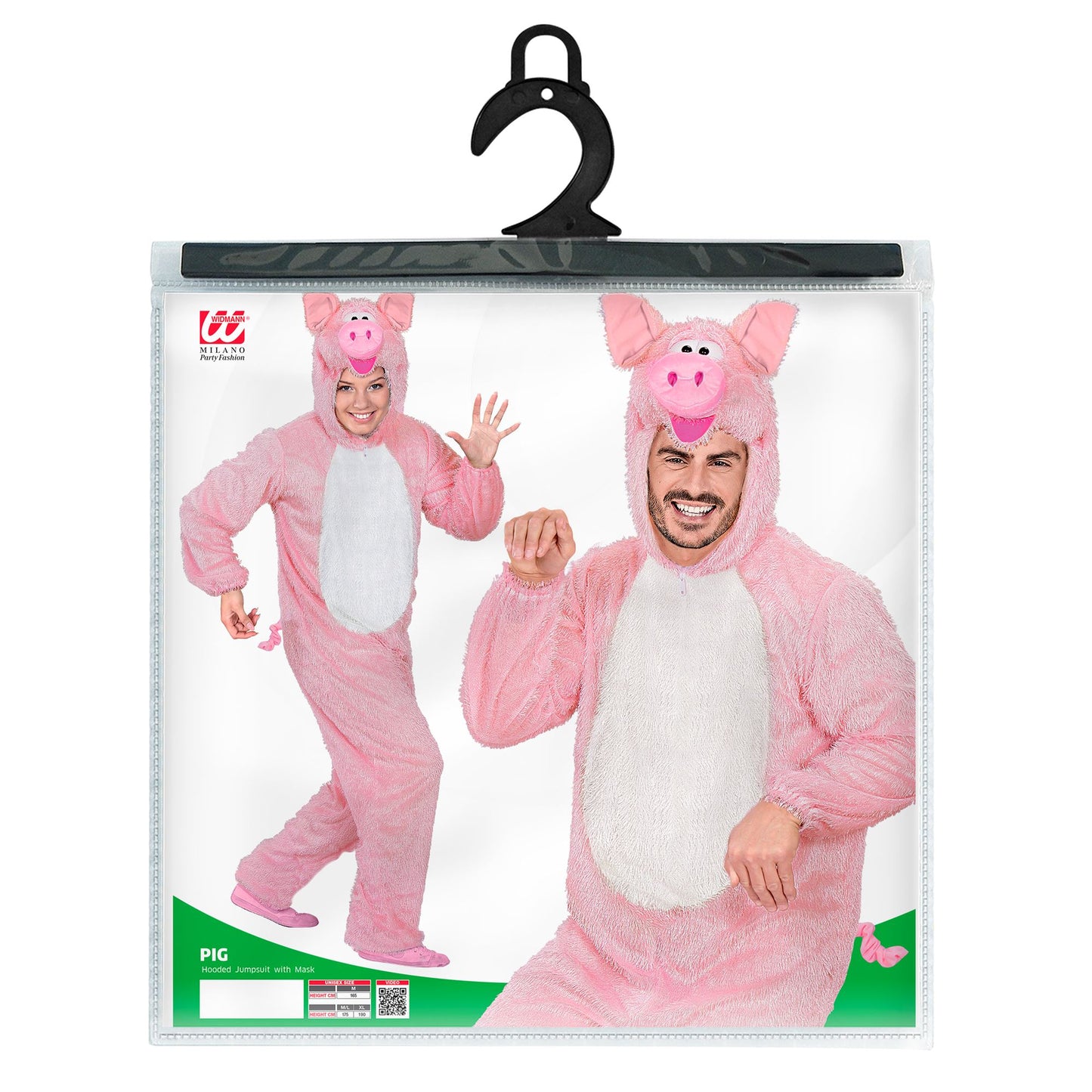 "SCHWEIN FUNNY" (Overall mit Kapuze) – Ansicht 5