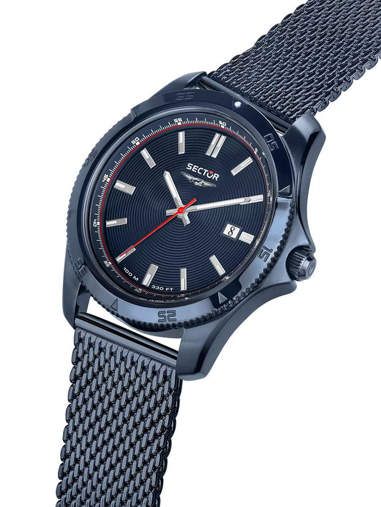 SECTOR R3253231004 Date - Armbanduhr 43 mm Silber ansicht-2