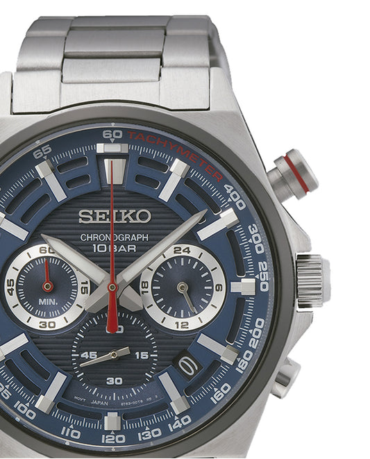 SEIKO WATCHES SSB407P1 Chronograph Armbanduhr 41 mm ansicht-2