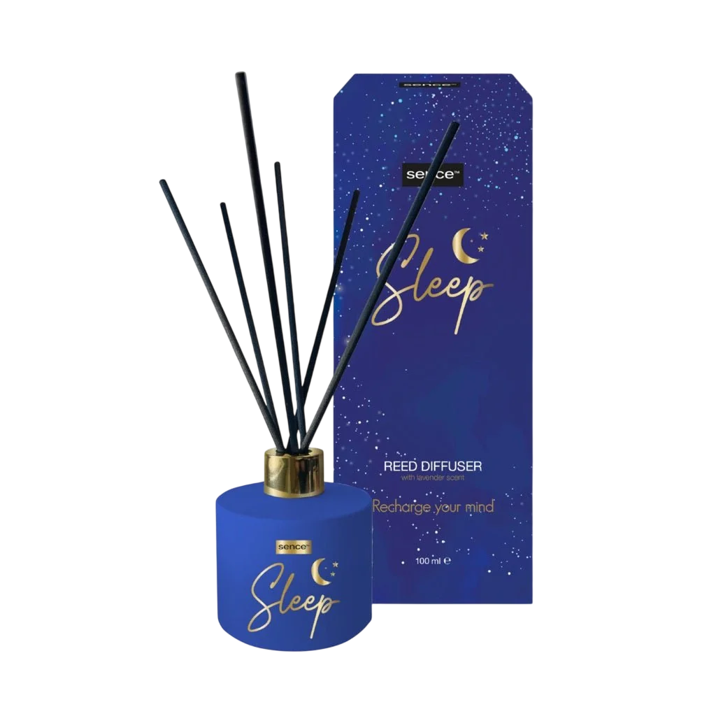 Sence, Sleep, Duftstäbchen, Aroma-Rattanstäbchen-Diffusor, 100 ml