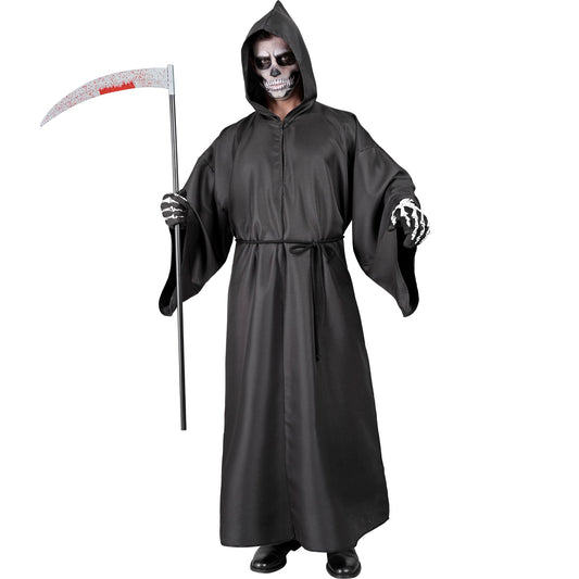 "SENSEMANN" (Robe mit Kapuze, Gürtel) – Vorderansicht