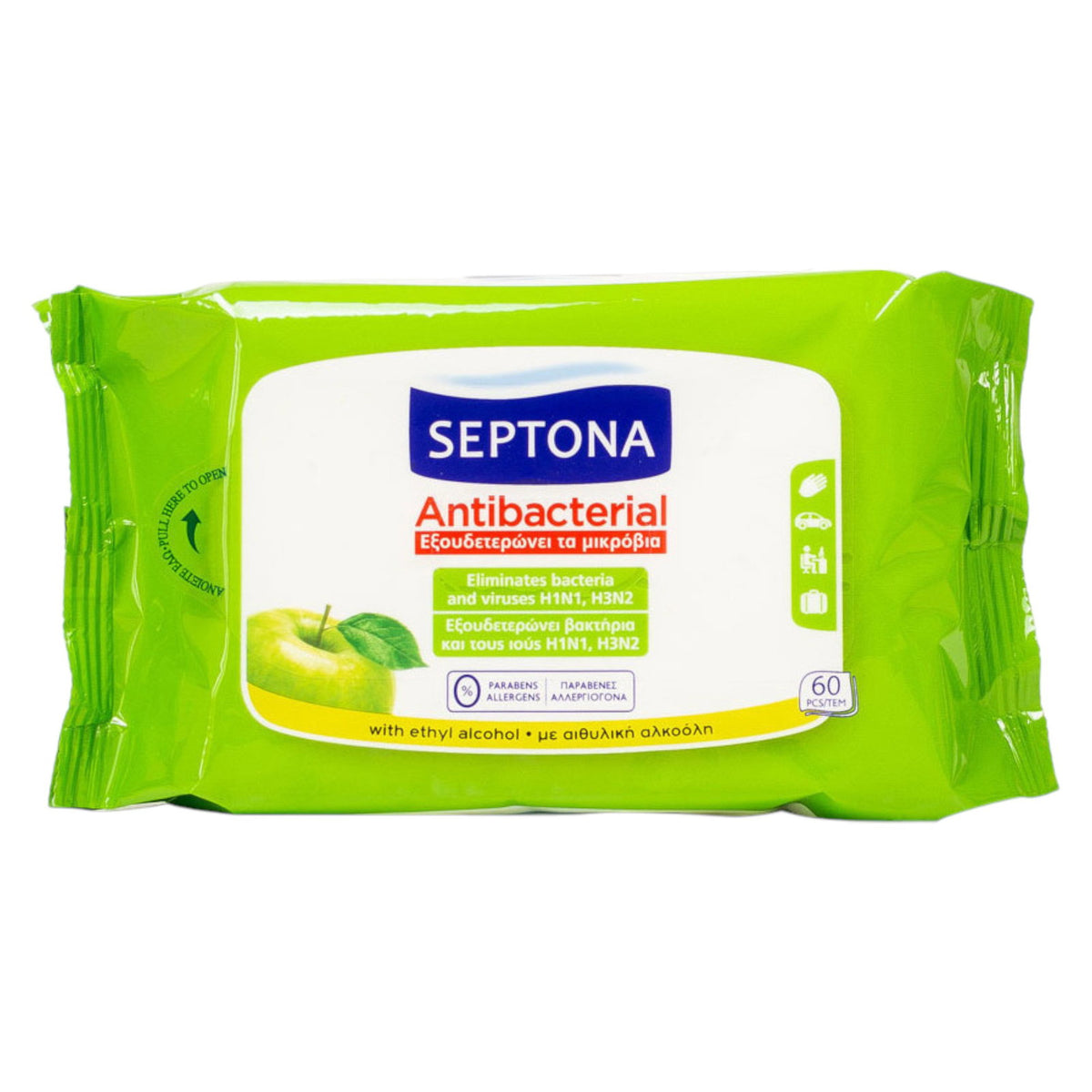 Septona, Refresh, Reinigungstücher, Achsel, *Tester