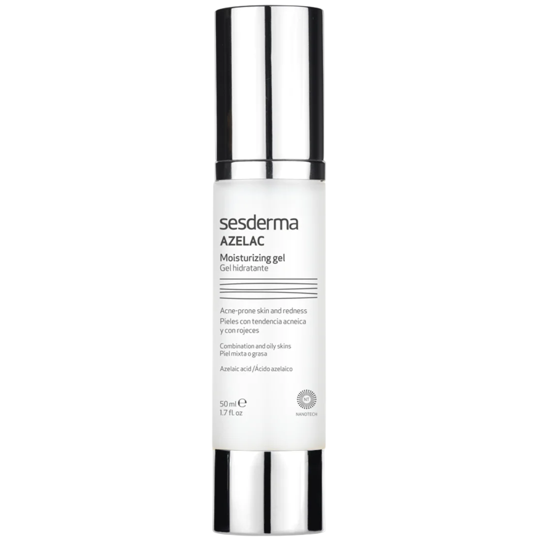 Sesderma, Azelac, Hydrating & Soothing, Day & Night, Gel, For Face & For Neck, 50 ml