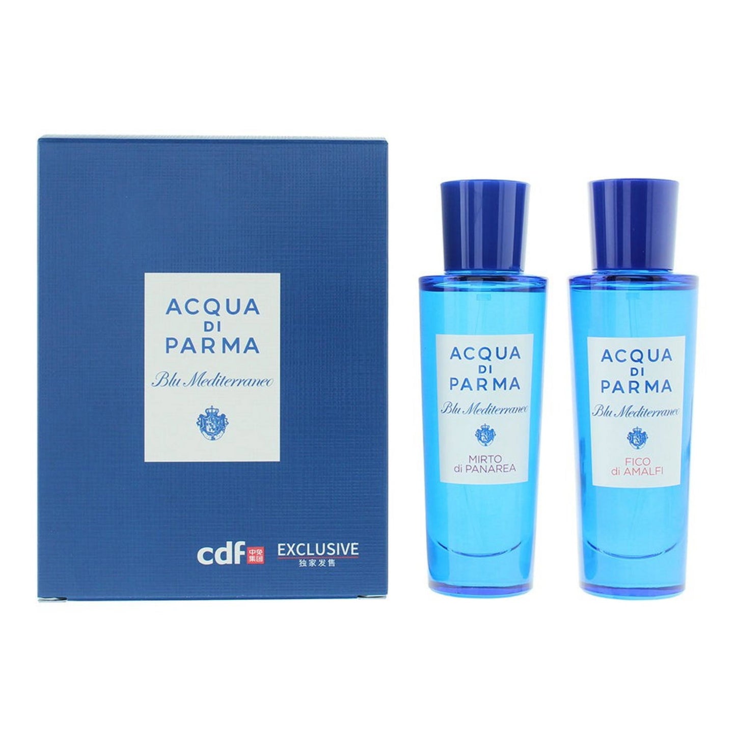 Acqua di Parma Parfümset Set Acqua di Parma: Blu Mediterraneo - Fico di Amalfi, Eau De Toilette, Unisex, 30 ml + Blue Mediter
