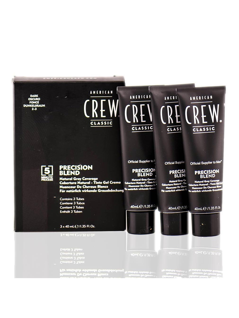 American Crew Haarpflegeset Set American Crew: Precision Blend, Semi-Permanent Hair Dye, 2-3 , 40 ml + Precision Blend, Semi-