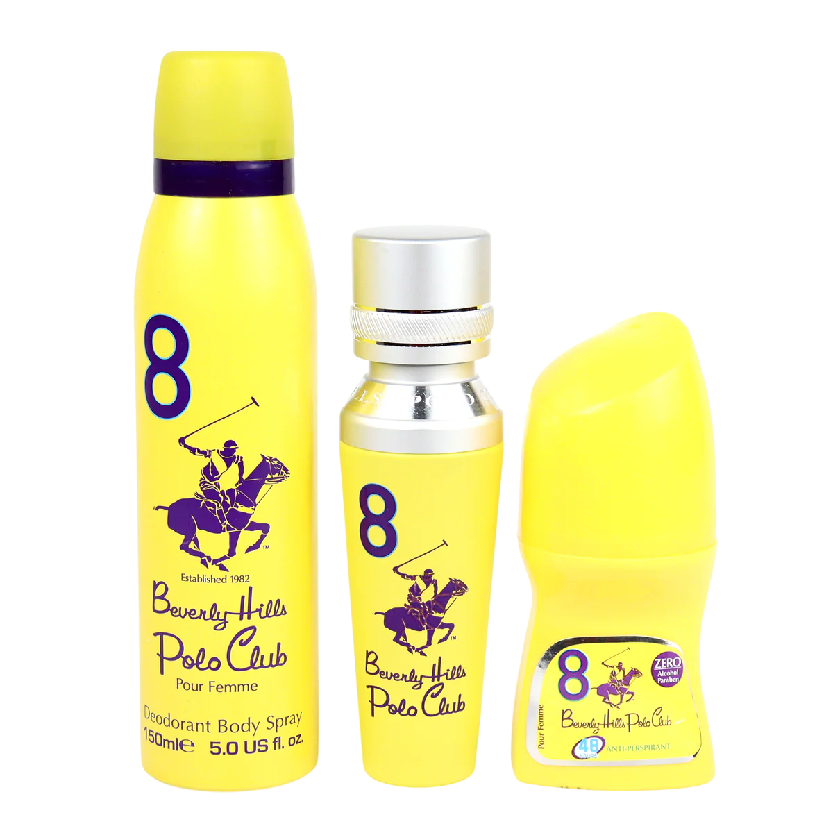 Beverly Hills Polo Club Parfümset Set Beverly Hills Polo Club: 1982 - Sport 8, Eau De Parfum, For Women, 50 ml + 1982 - Sport