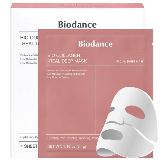 Biodance Setzen, Biodance, Collagen, Porenverfeinerung, Gesichtsmaske, Für das Gesicht, 4 stk, 34 g Regular