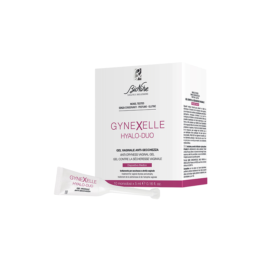 Setzen, BioNike, Gynexelle Hyalo-Duo, Intimgel, 10 stk., 5 ml