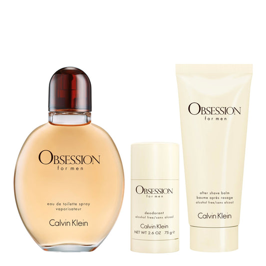 Calvin Klein Parfümset Set Calvin Klein: Obsession, Eau De Toilette, For Men, 125 ml + Obsession, Calming, After-Shave Balm,