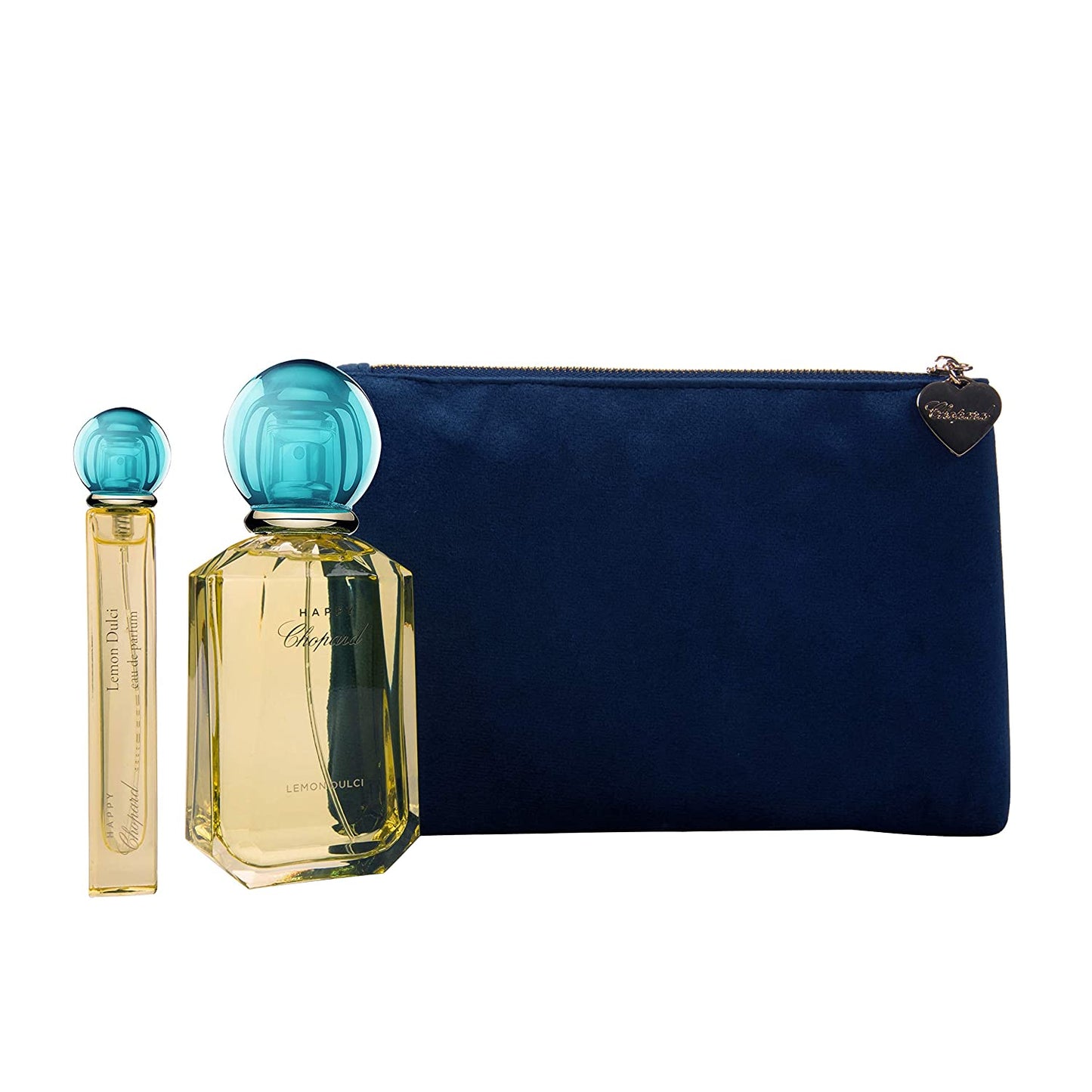 Chopard Parfümset Happy Lemon Dulci Set Chopard: Happy Lemon Dulci, Eau De Parfum, For Women, 100 ml + Textile Makeup Bag, Bl