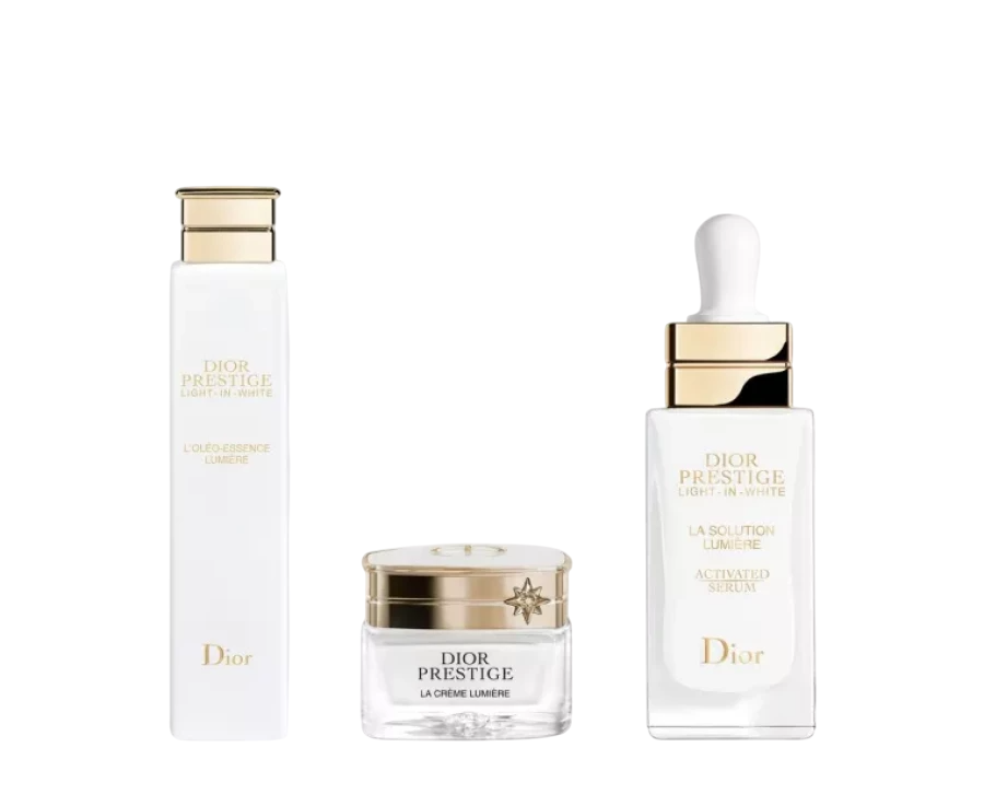 Christian Dior Hautpflegeset Set Christian Dior: Prestige Light-In-White, Illuminating, Serum, For Face, 30 ml + Prestige Lig