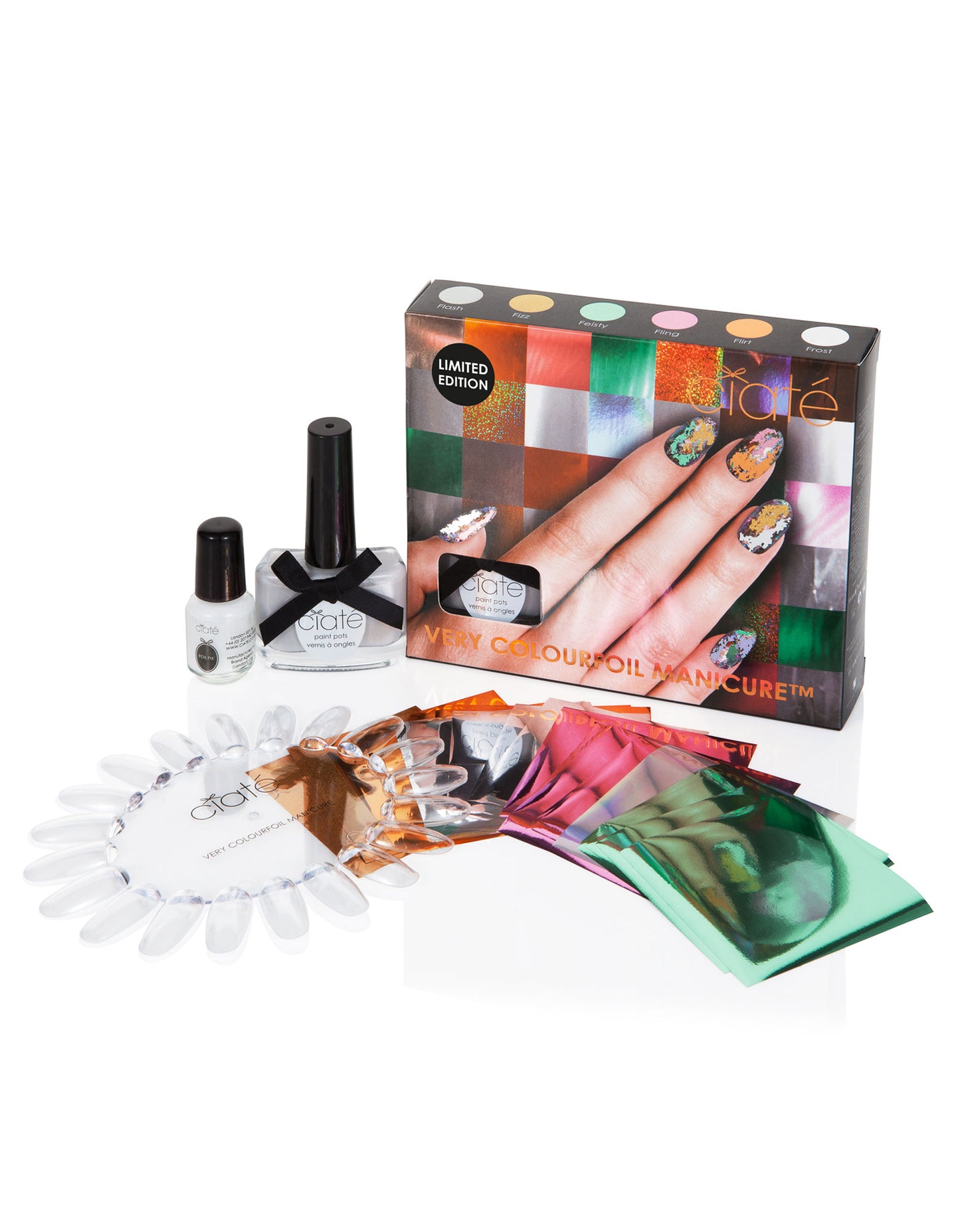 Ciate London Setzen, Ciate, Very Colourfoil Wonderland Carnival Couture, Nagelkunst Werkzeugset Regular