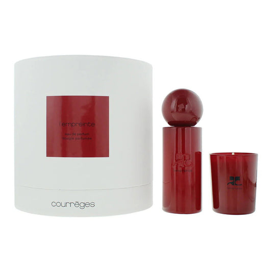 Courreges Parfümset Set Courreges: L'Empreinte, Eau De Parfum, Unisex, 100 ml + L'Empreinte, Scented Candle, 75 g Regular