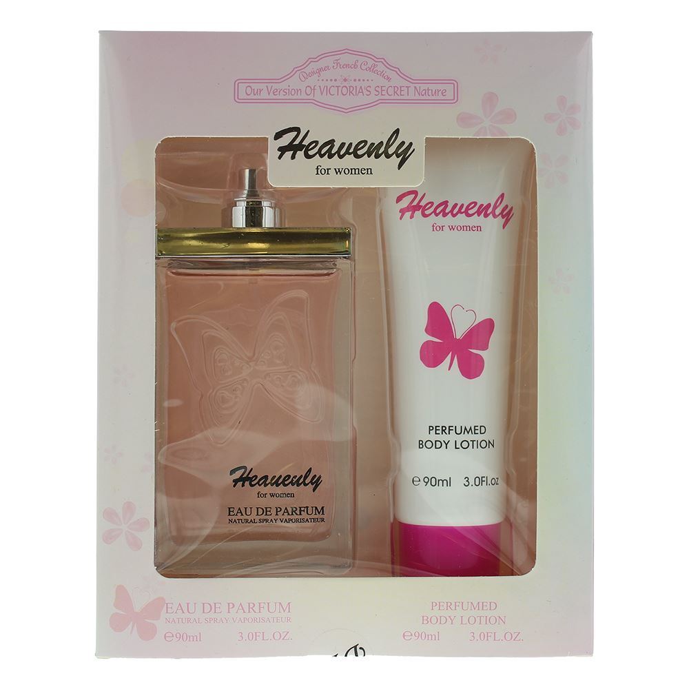 Set Designer French: Heavenly, Eau De Parfum, For Women, 90 ml + Heavenly, Hydrates, Body Lotion, 90 ml