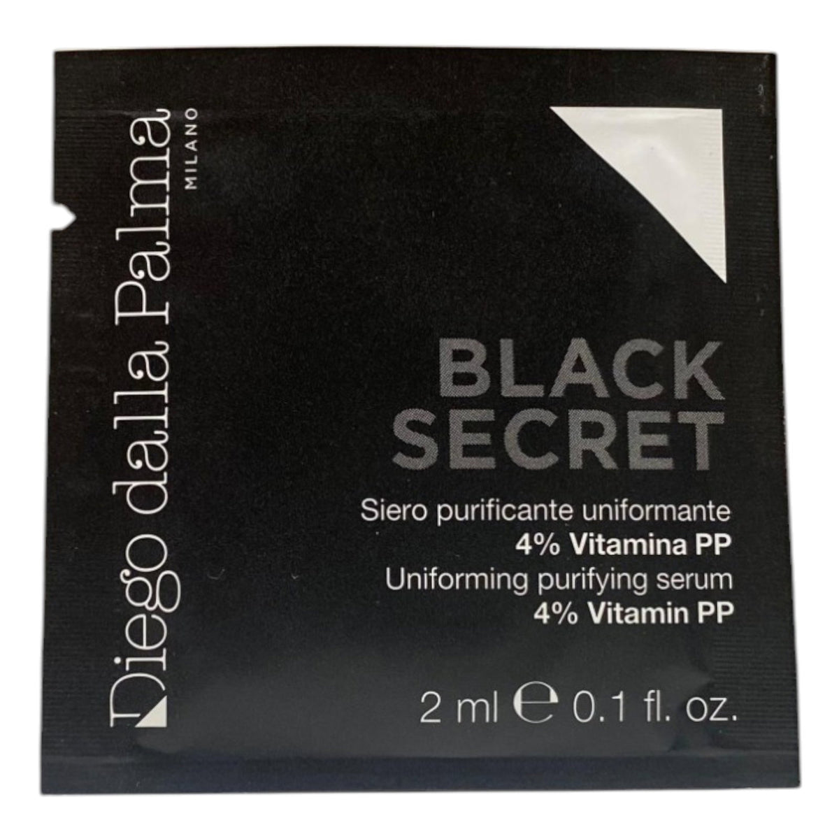 Setzen, Diego Dalla Palma, Black Secret, Reinigung, Serum, Für Gesicht & Hals, 8 stk, 2 ml *Muster