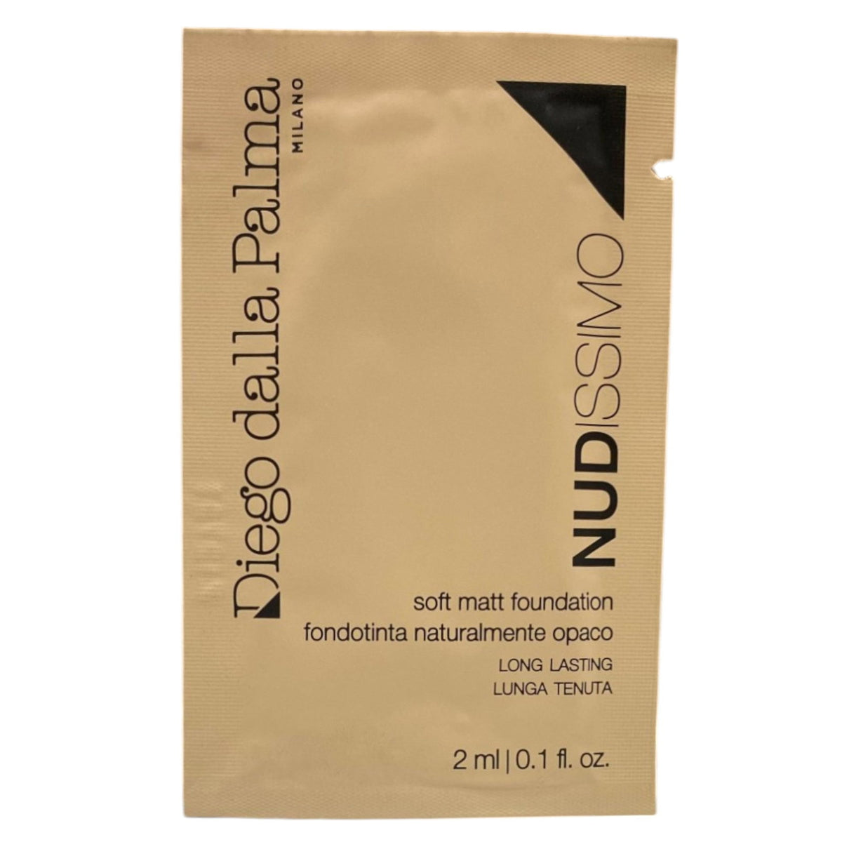 Setzen, Diego Dalla Palma, Nudissimo - Soft Matt, Ölfrei, Langlebig, Flüssige Grundierung, 242N, Helles Beige Neutral, 12 stk, 2 ml *Muster