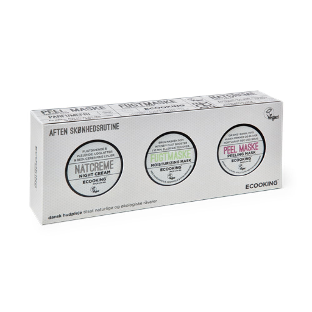 Ecooking Night-Time Beauty Treat Set mit drei Gesichtsmasken à 15 ml