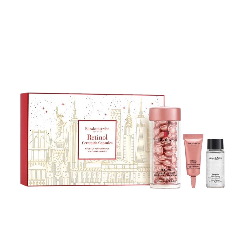Elizabeth Arden Hautpflegeset Set Elizabeth Arden: Retinol, Ceramide, Reduces Fine Lines & Wrinkles, Serum Capsules, Face, 60