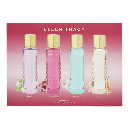 Ellen Tracy Parfümset Set Ellen Tracy: Quilted Gardenia, Eau De Parfum, For Women, 15 ml + Quilted Vanilla, Eau De Parfum, Fo