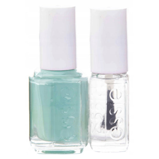 Essie Schminkset Set Essie: Nail Enamel, Vegan, Glossy Shine Finish, Nail Polish, 99, Mint Candy Apple, 13.5 ml + Nail Care -