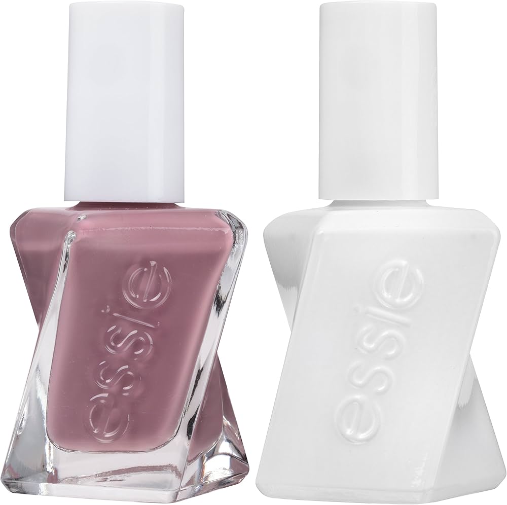 Set Essie: Gel Couture, Gel Couture, Semi-Permanent Nail Polish, 63, Take Me To Thread, 13.5 ml + Gel Couture, Top Coat, Semi-Permanent Nail Polish, 13.5 ml
