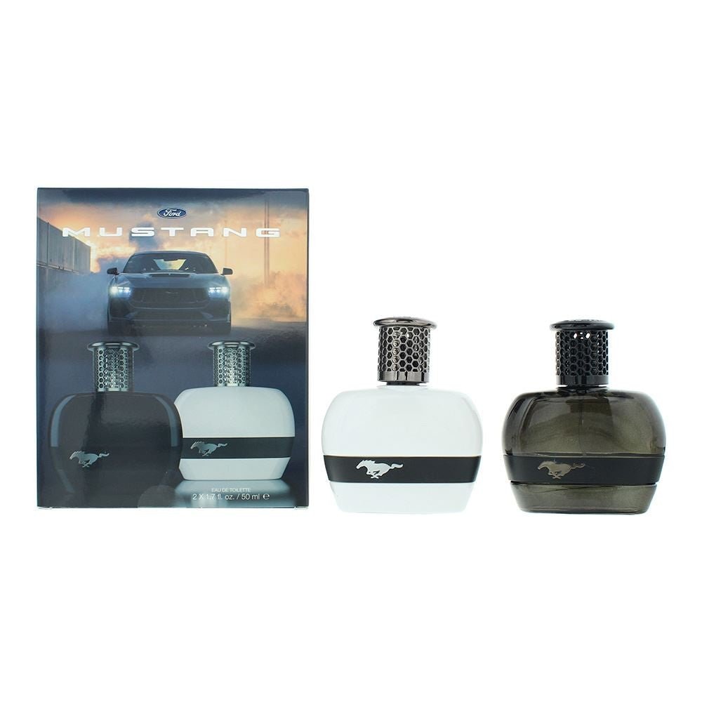 Ford Parfümset Set Ford: Mustang White, Eau De Toilette, For Men, 50 ml + Mustang Black, Eau De Toilette, For Men, 50 ml Regu