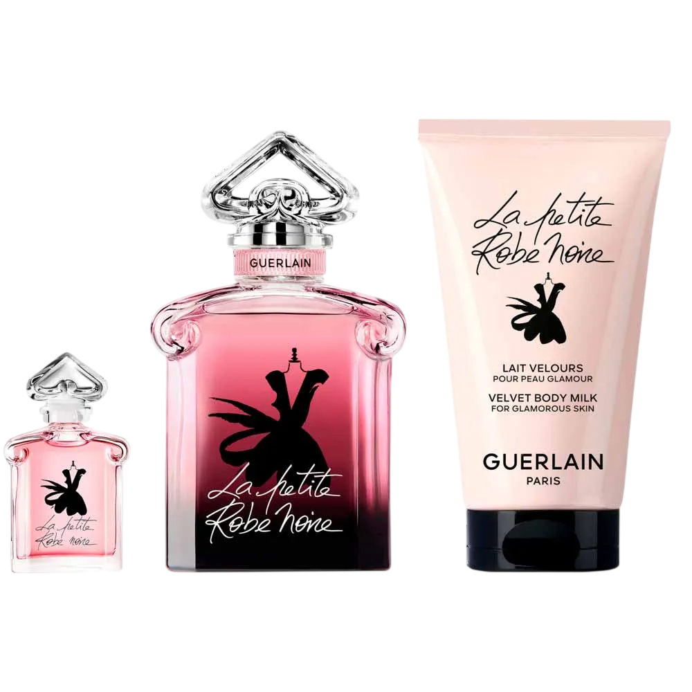 Set Guerlain: La Petite Robe Noire Intense, Eau De Parfum, For Women, 50 ml + La Petite Robe Noire Intense, Eau De Parfum, For Women, 5 ml + La Petite Robe Noire Intense, Hydrating, Body Lotion, 75 ml