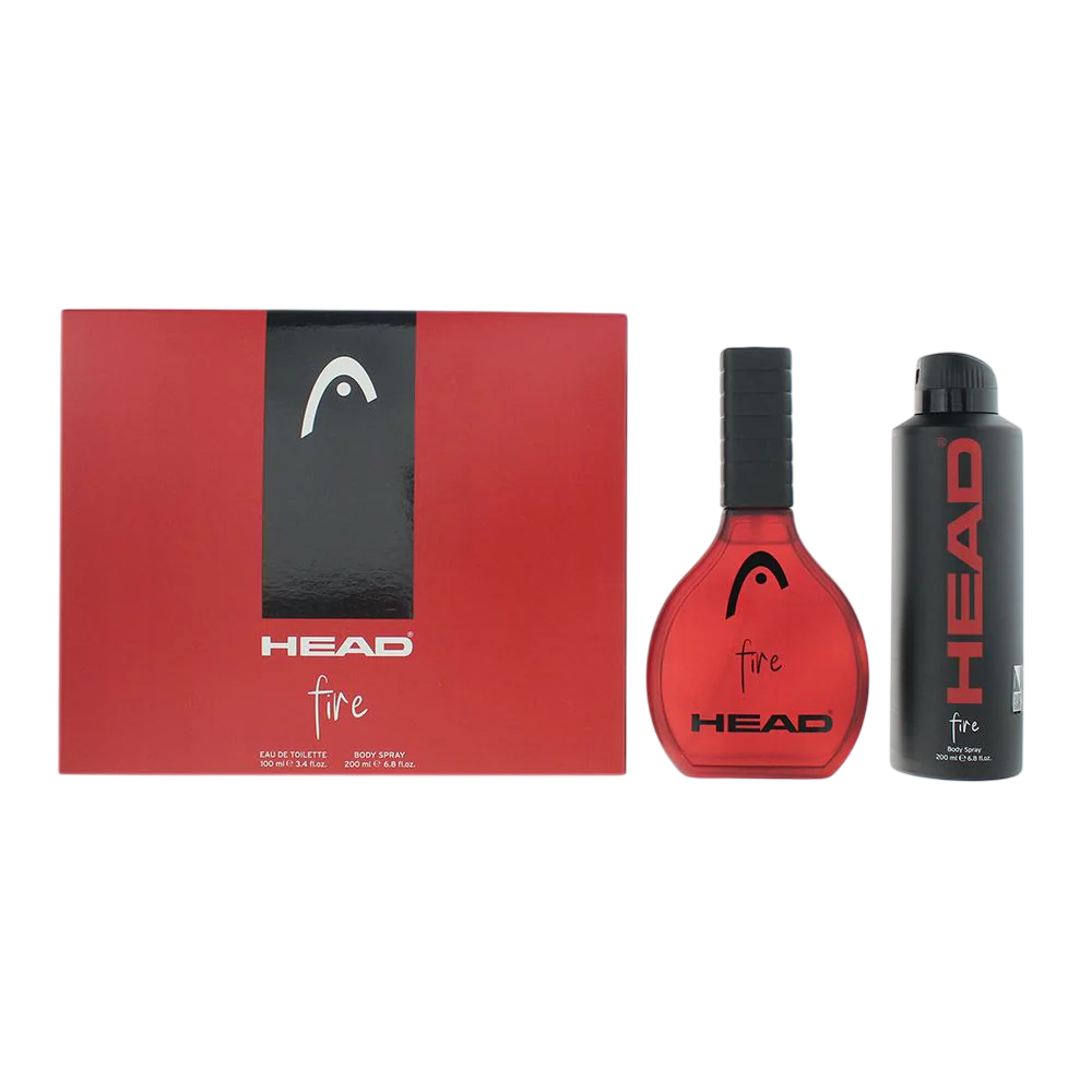 Set Head: Fire, Eau De Toilette, For Men, 100 ml + Fire, Deodorant Spray, For Men, 200 ml