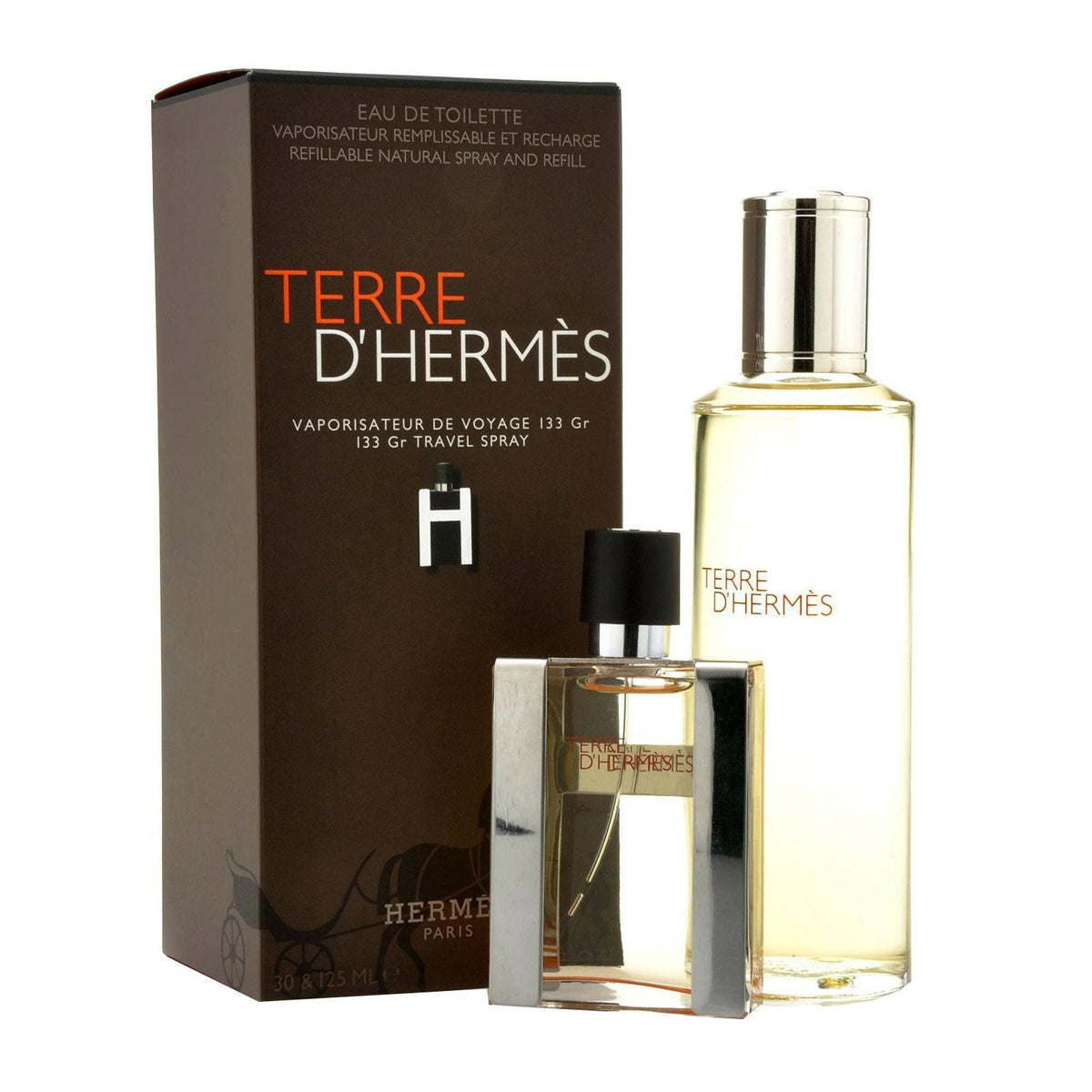 Hermes Hermès Terre d’Hermès Eau de Toilette Set für Herren 125 ml und 30 ml