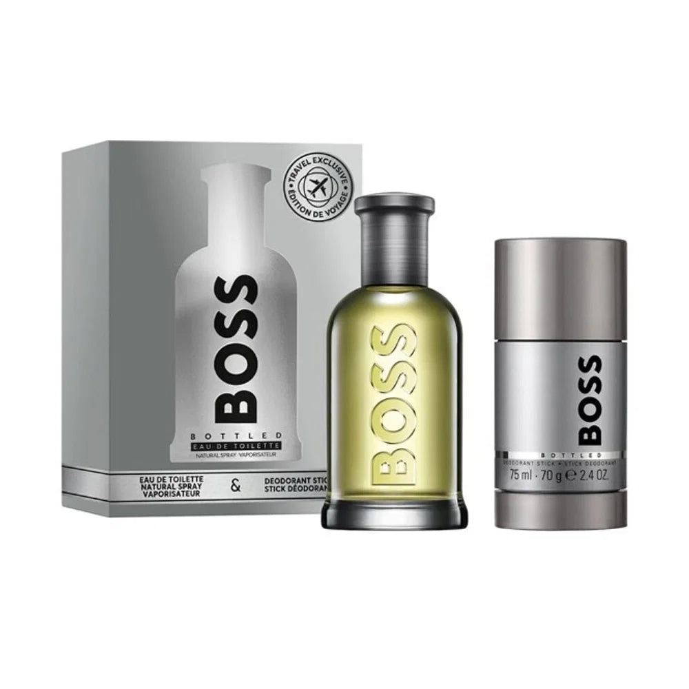 Hugo Boss BOSS Bottled Geschenkset mit Eau de Toilette 100 ml und Deodorant Stick 75 ml