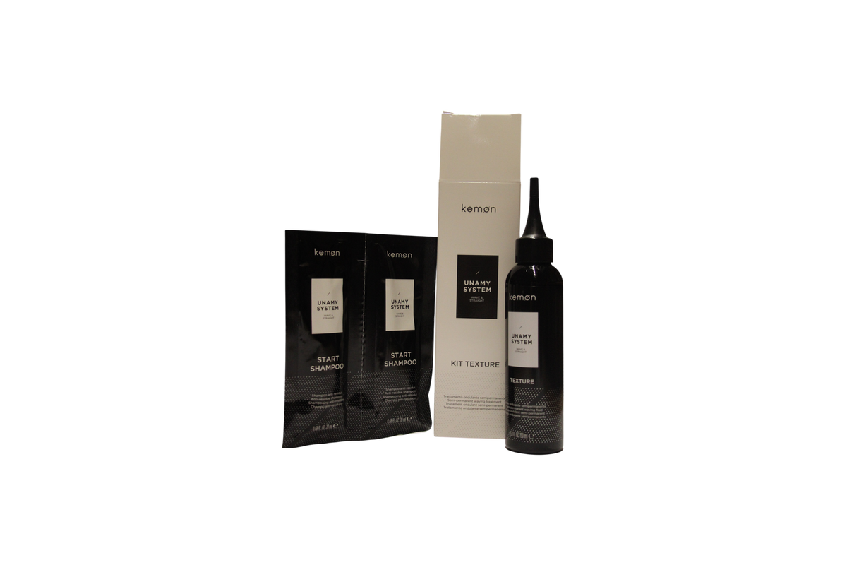 Set Kemon: Texture Fluid, Hair Lotion Treatment, Curl Activation, 125 ml + Start, Hair Shampoo, 2 pcs, 20 ml