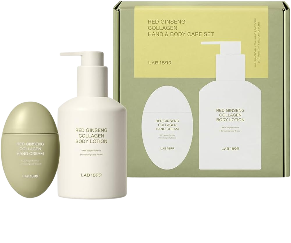 Lab 1899 Red Ginseng Collagen Pflege-Set mit Body Lotion und Hand Cream