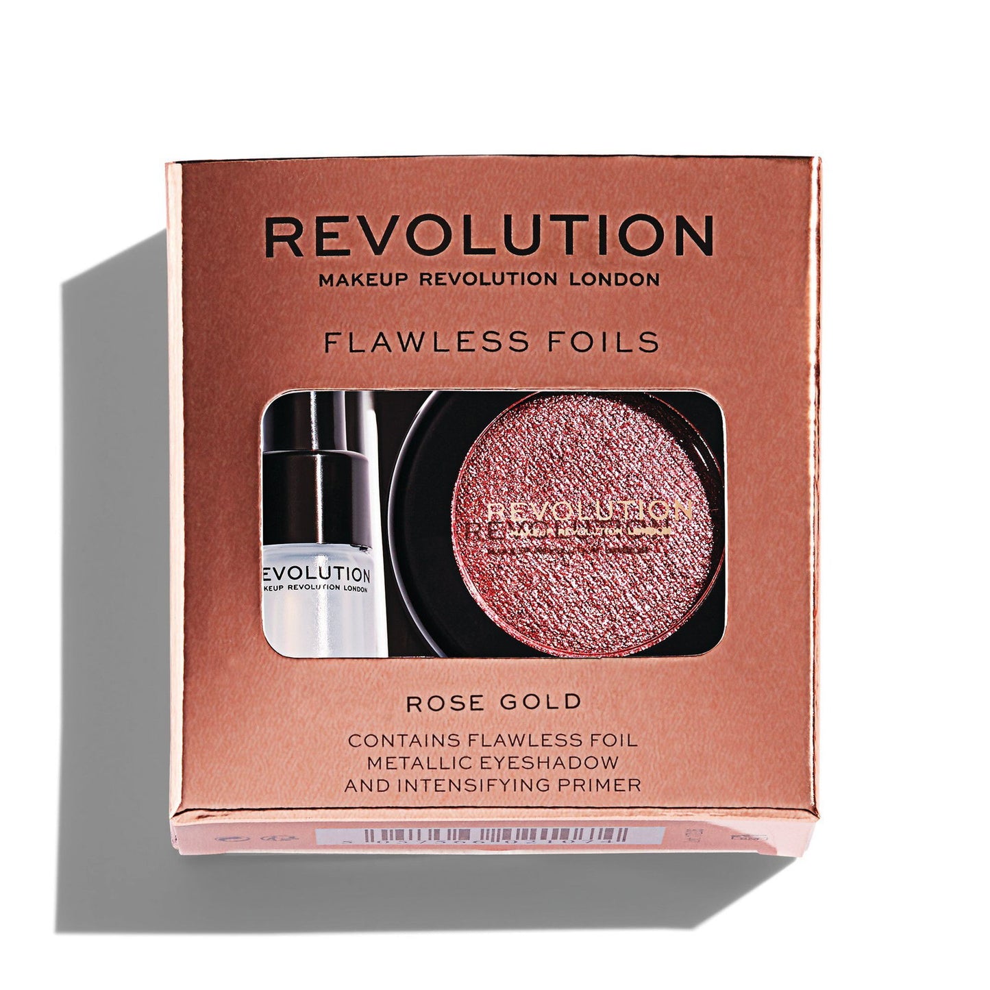 Makeup Revolution Schminkset Set Makeup Revolution: Flawless Foils, Vegan, Eyeshadow Primer, 2 ml + Flawless Foils, Vegan, Ey